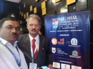 With Garje Marathi Global Founder Anand Ganu Sir